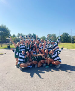 St Joe Team cheering after a big win in 2024 season. 