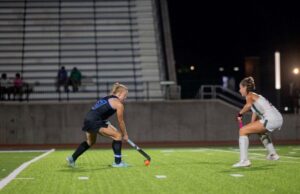 Sam dribbling up the midfield for ladue