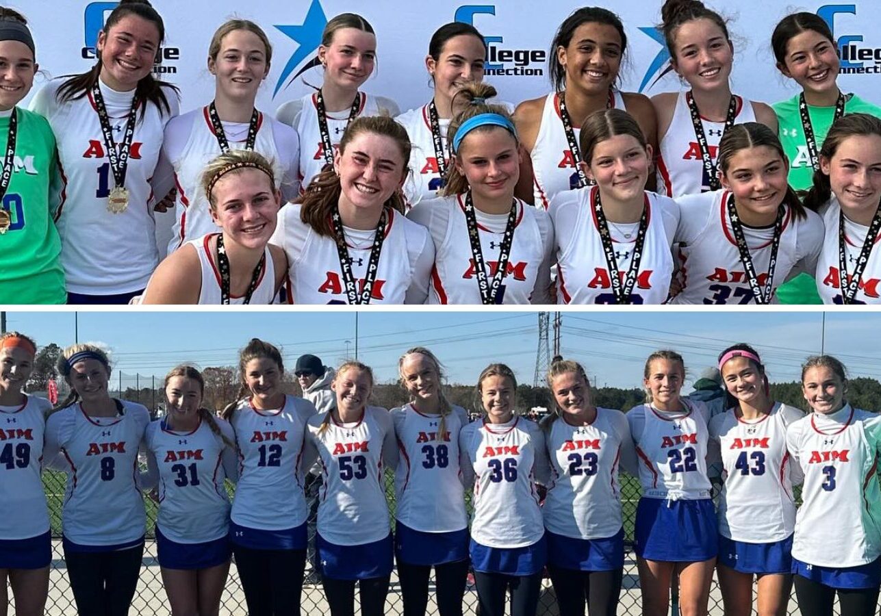 Aim U16 Orange and U19 Orange celebrating their success after the 2024 Shooting Star tournament.